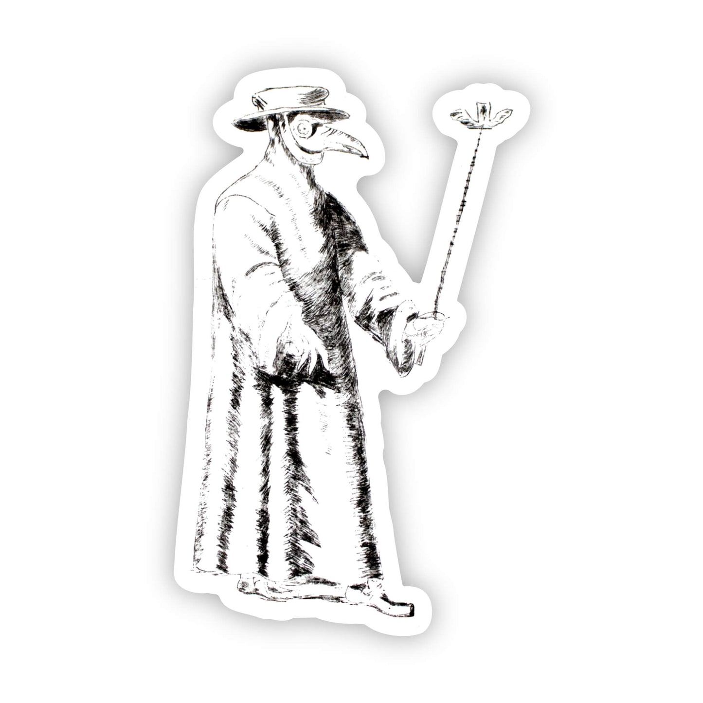 Plague Doctor Vinyl Sticker