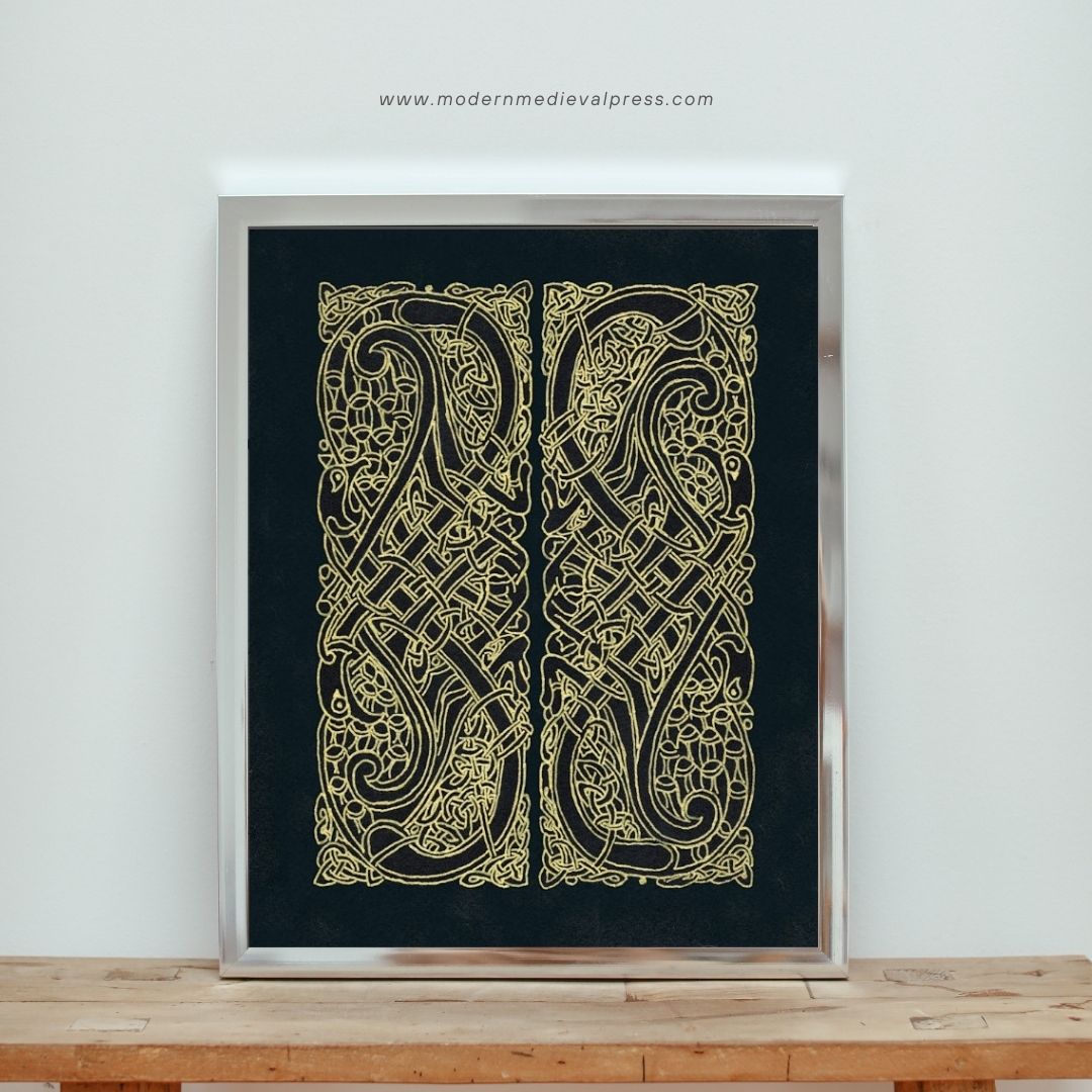 Celtic knot Intertwined Birds | Original Wall Art For Your Home or Office