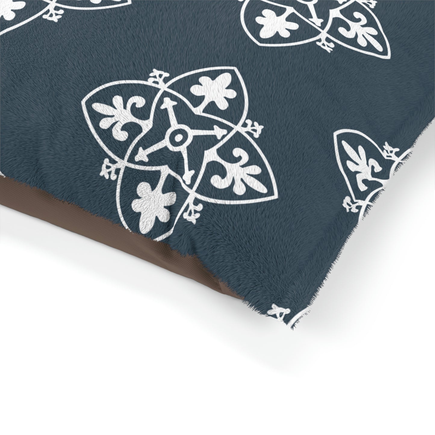 Blue and White Ped Bed