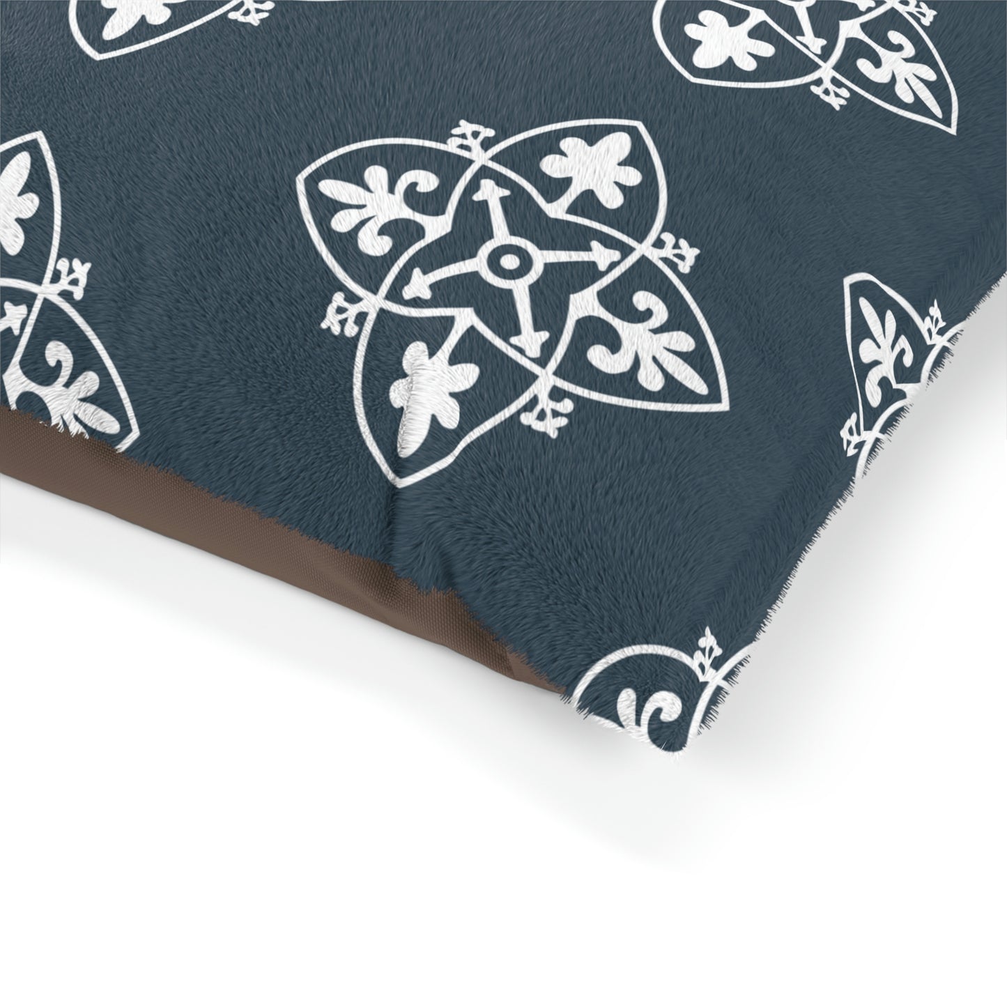Blue and White Ped Bed