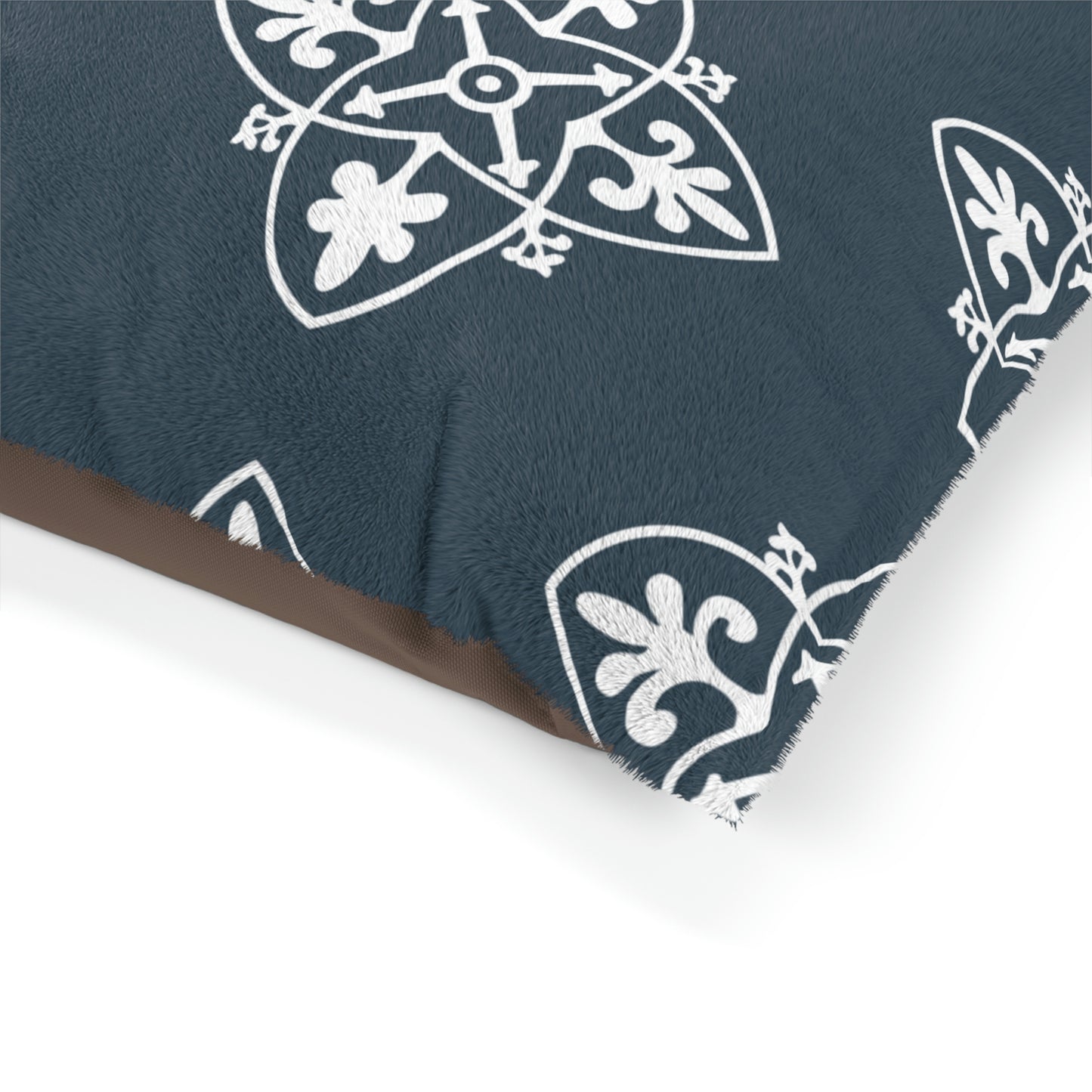 Blue and White Ped Bed