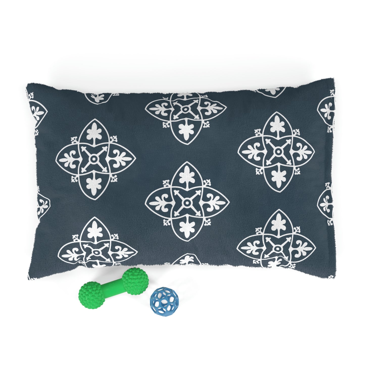 Blue and White Ped Bed