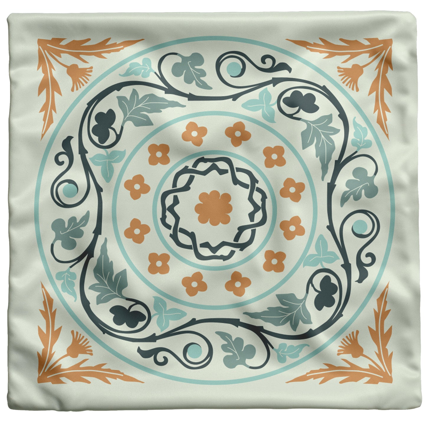 Green and Gold Medieval Inspired Pillows