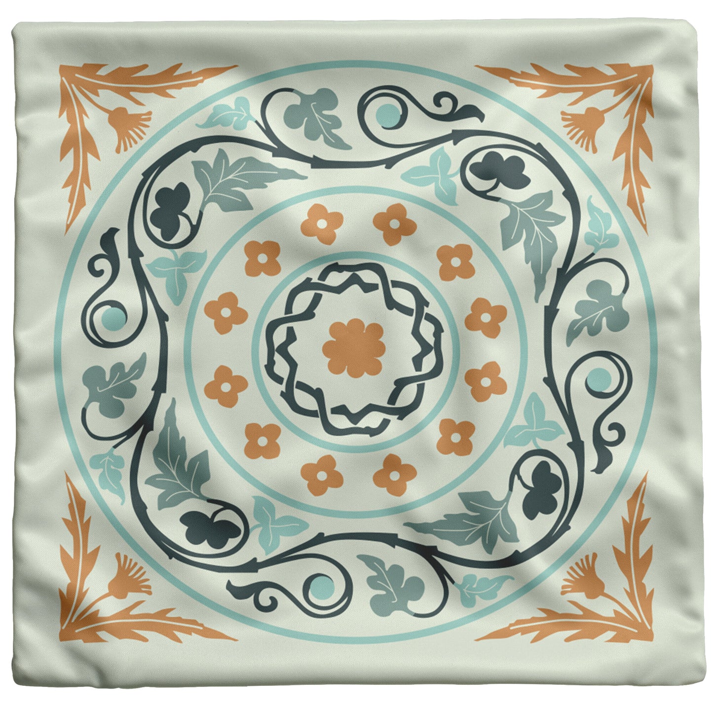 Green and Gold Medieval Inspired Pillows