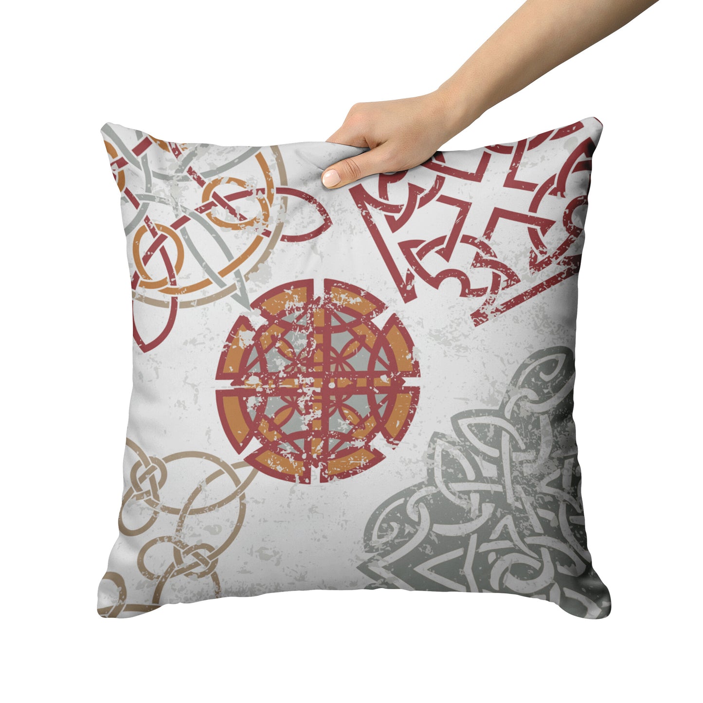 Medieval Celtic Inspired Decorative Pillow- Fall Inspired