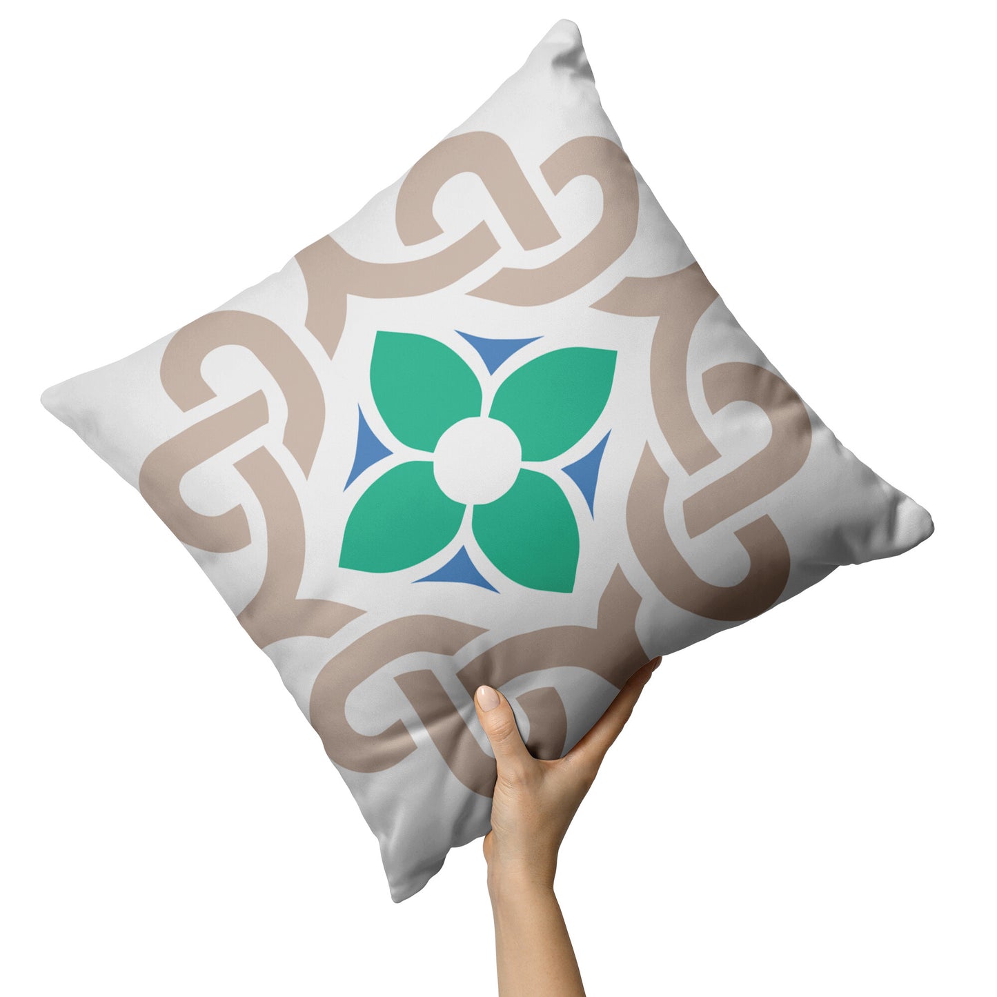 Medieval Motif, Ornament Pattern Antique Pillow Design