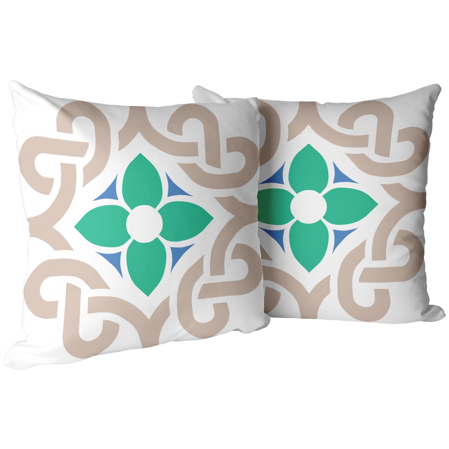 Medieval Motif, Ornament Pattern Antique Pillow Design