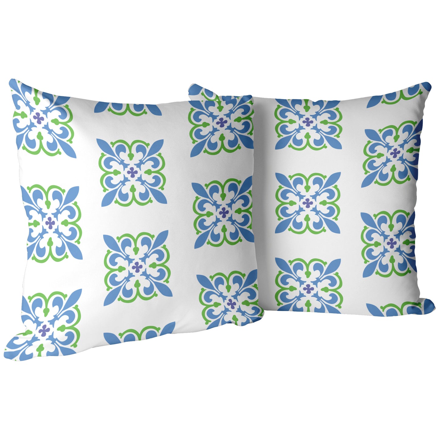 Springtime Fleur de lis Pillows