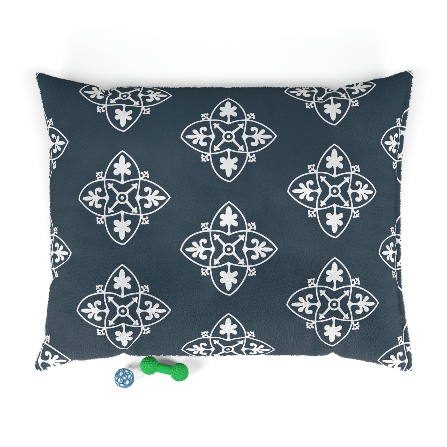 Blue and White Ped Bed