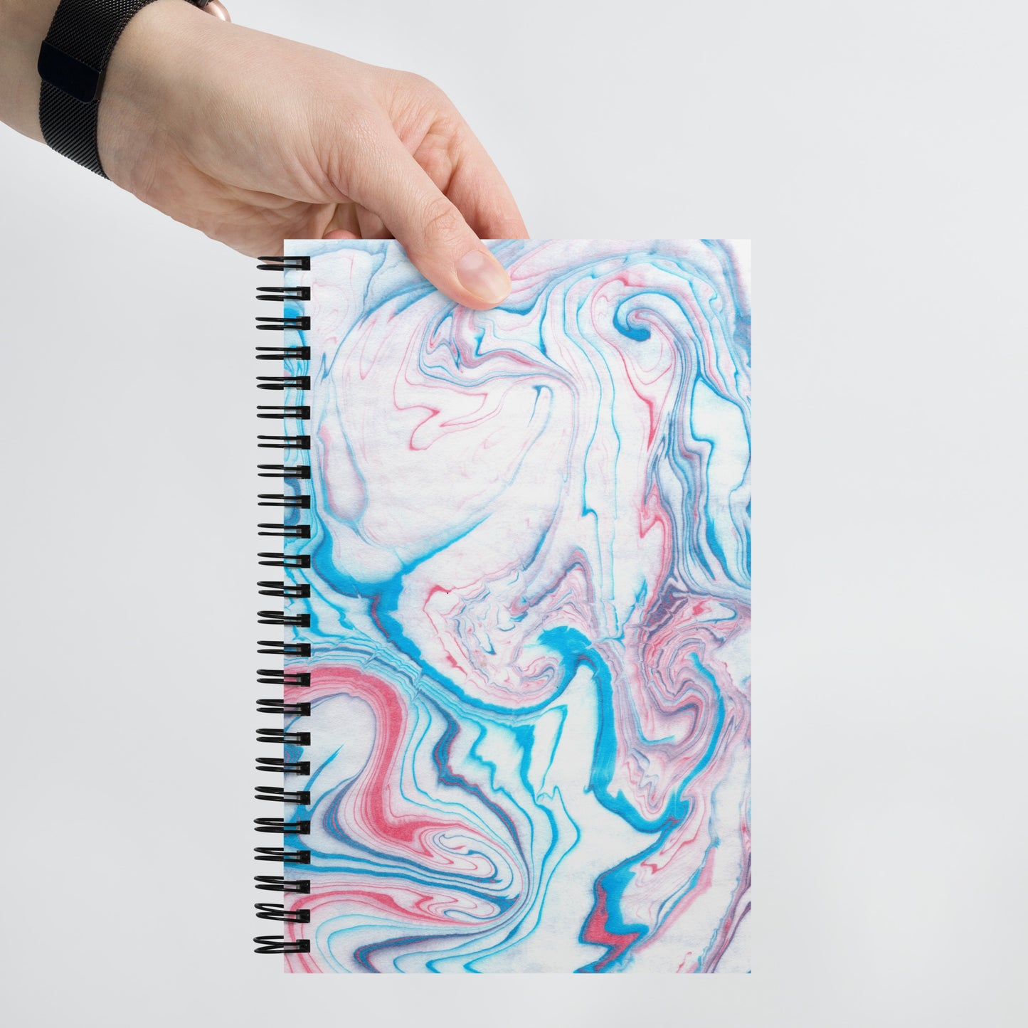 Red and Blue Abstract notebook