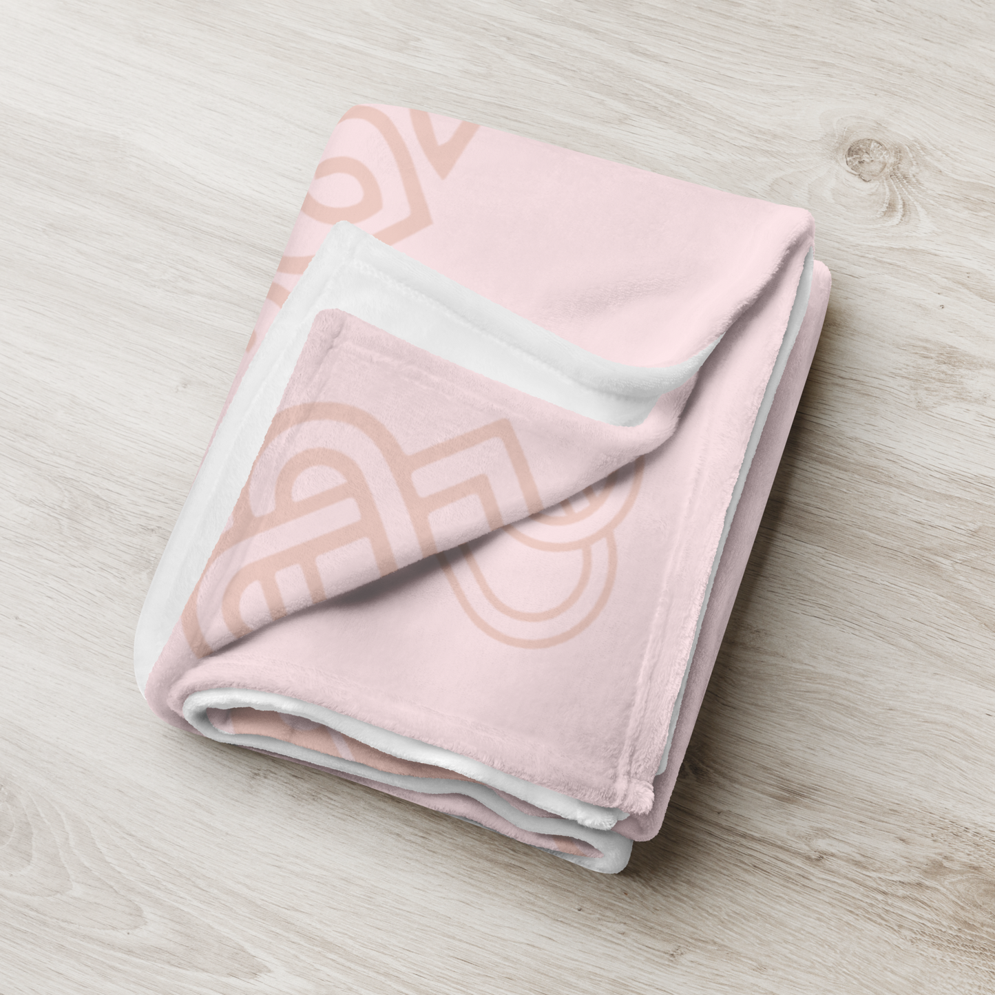 Celtic Knot Pink Heart Blanket