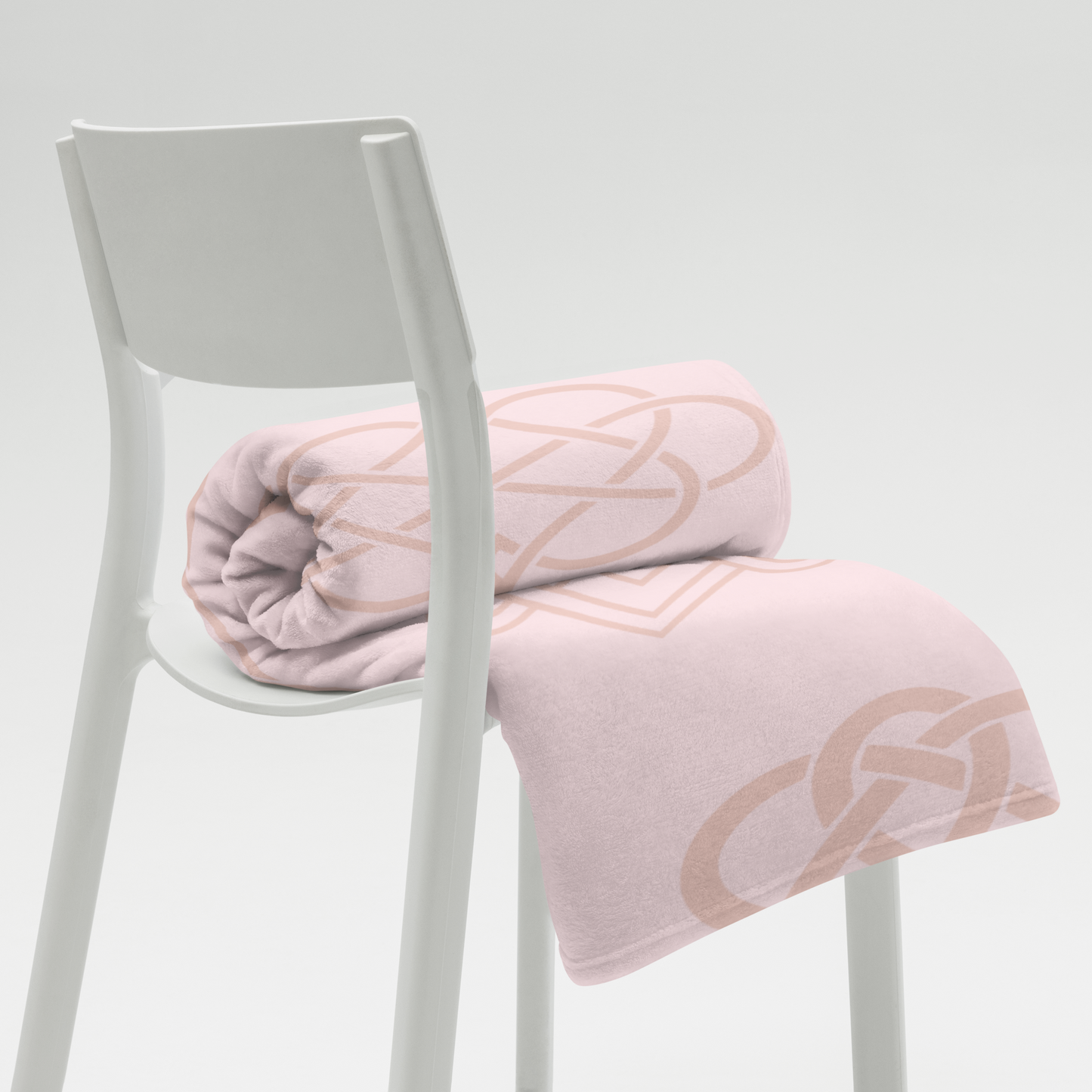 Celtic Knot Pink Heart Blanket