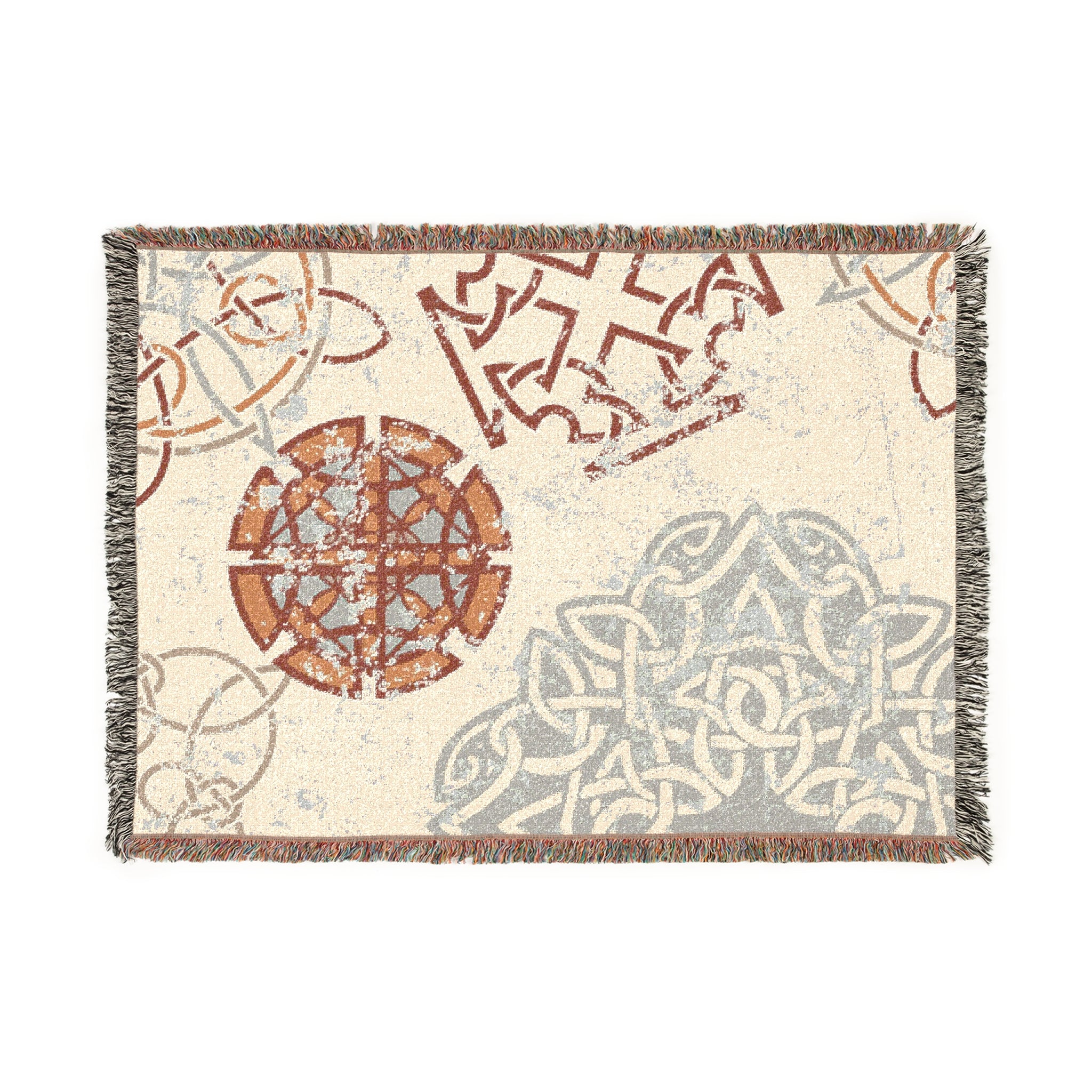 Celtic Knot Woven Blanket – Intricate Knotwork Throw for Living Room & Gift