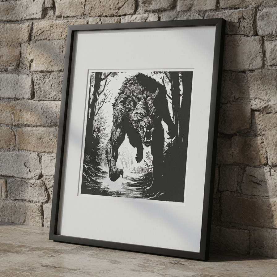 The Beast of Bray Road – Fine Art Reproduction Print