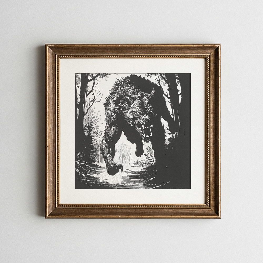 The Beast of Bray Road – Fine Art Reproduction Print