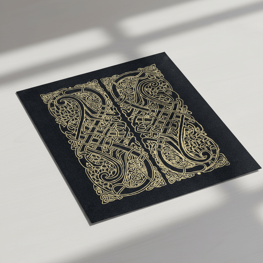 Celtic knot Intertwined Birds | Original Wall Art For Your Home or Office