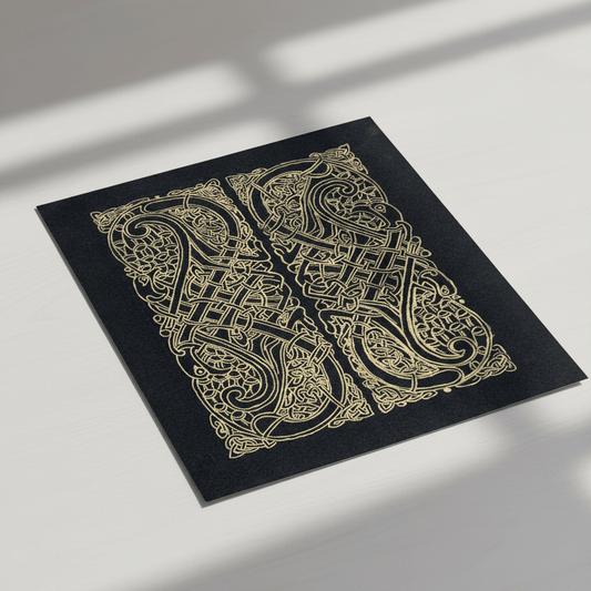 Celtic knot Intertwined Birds | Original Wall Art For Your Home or Office