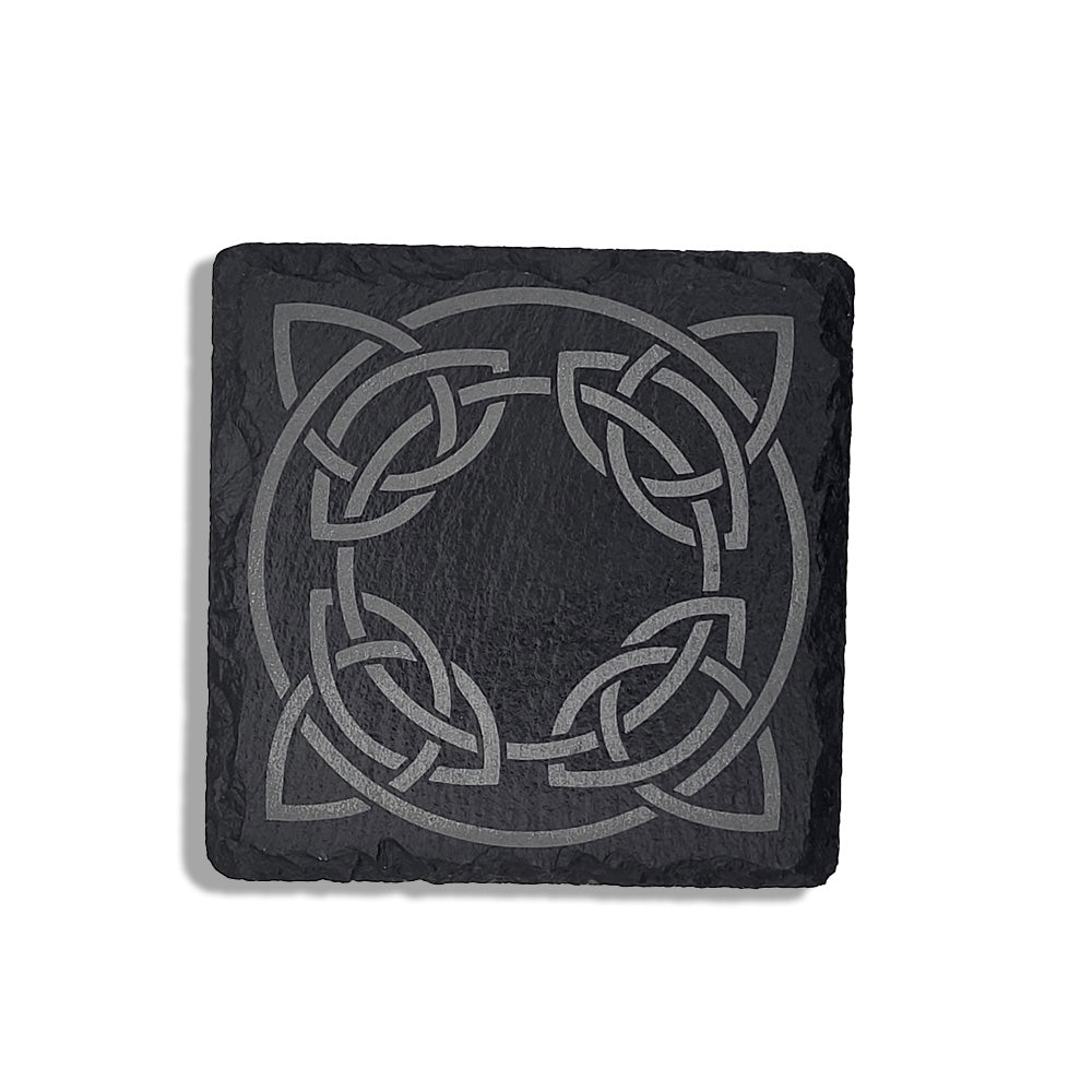 Celtic Knot Engraved Slate Coaster Mix and Match