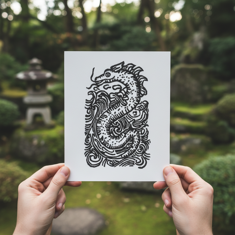 Medieval-inspired Loch Ness Monster wall art combining folklore, historic printmaking aesthetics, and mythical storytelling.