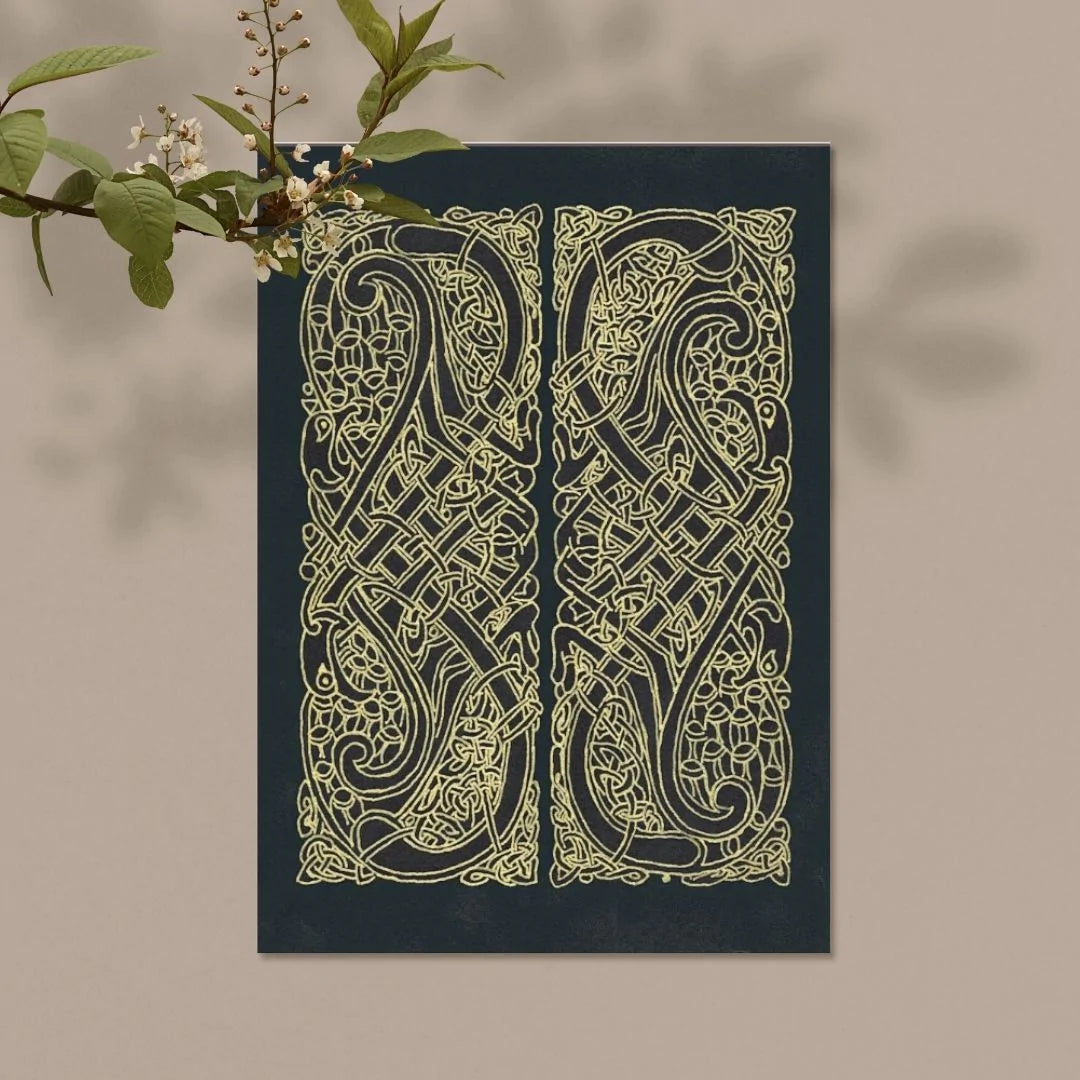 Celtic knot Intertwined Birds | Fine Art Print