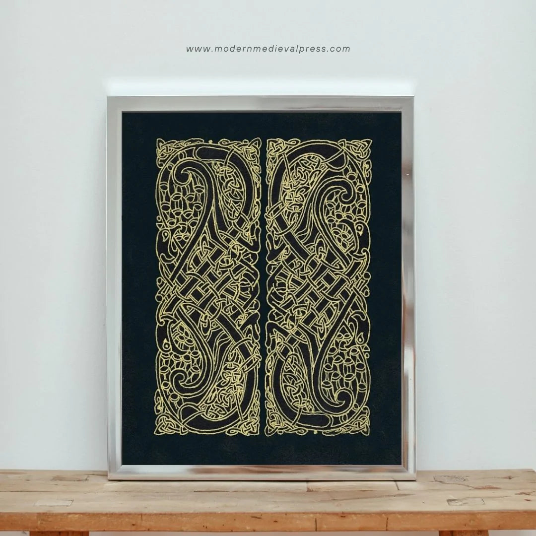 Celtic knot Intertwined Birds | Fine Art Print