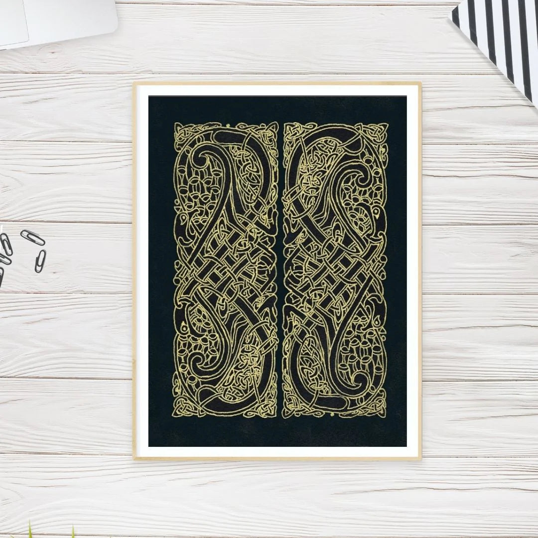 Celtic knot Intertwined Birds | Fine Art Print