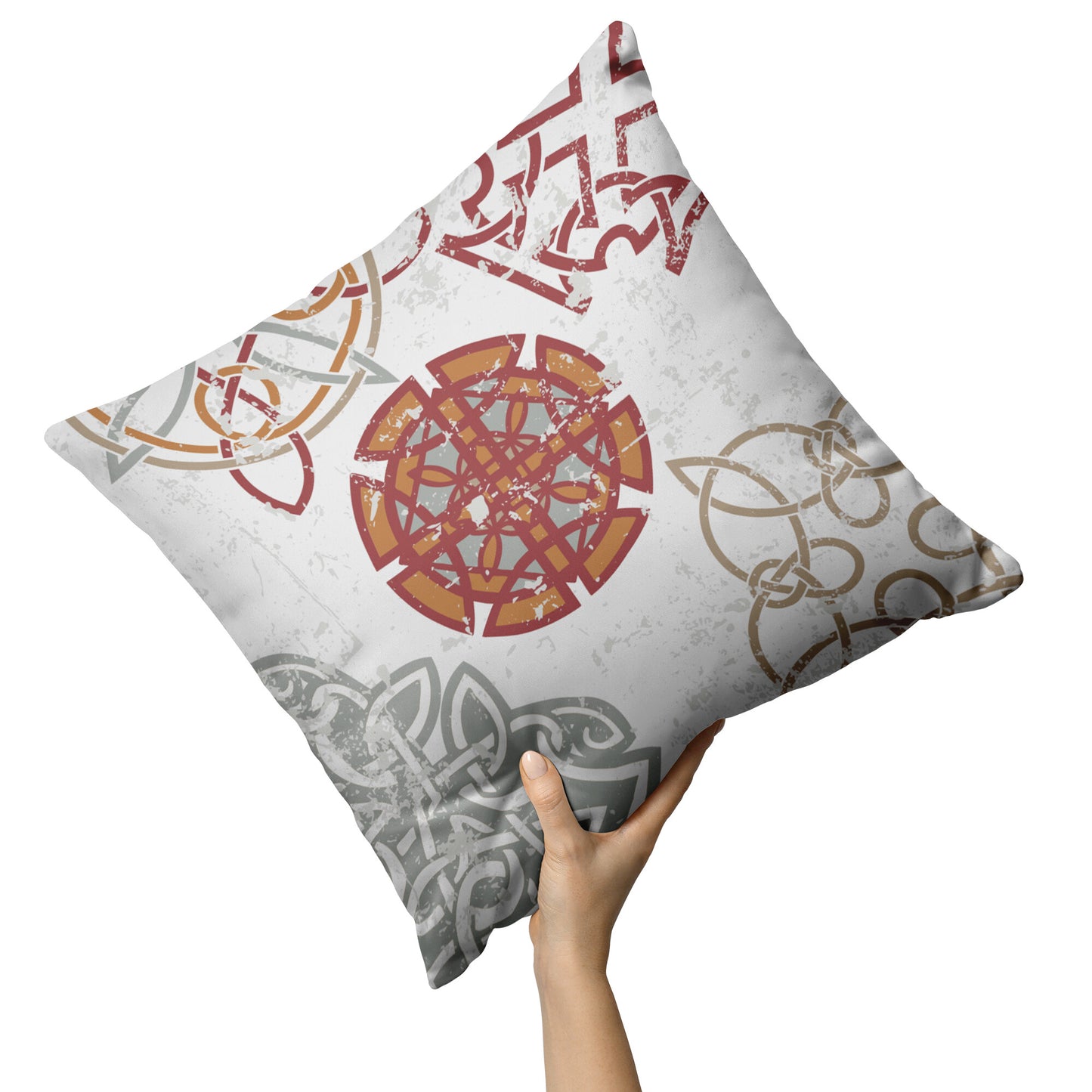 Medieval Celtic Inspired Decorative Pillow- Fall Inspired