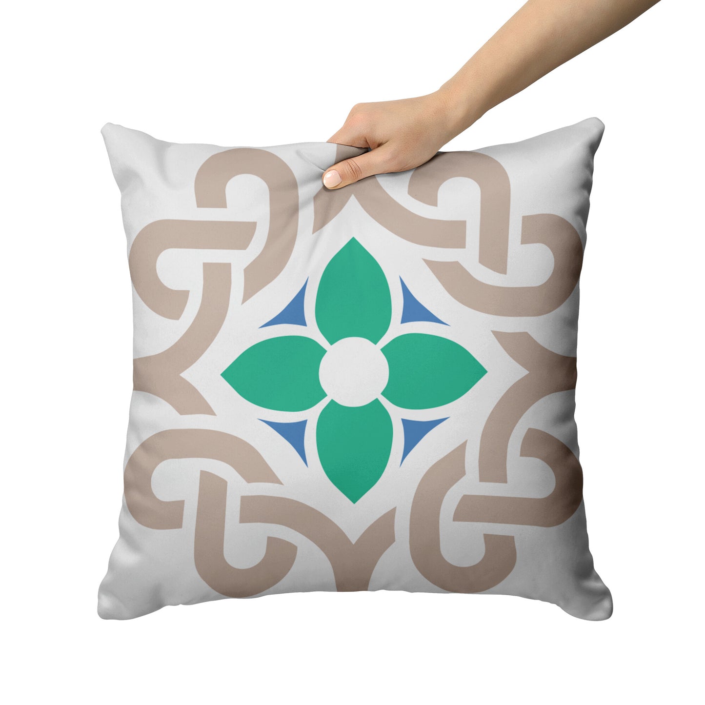 Medieval Motif, Ornament Pattern Antique Pillow Design