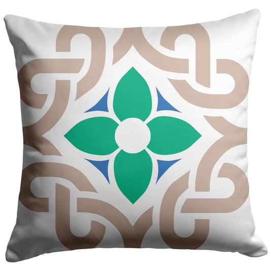 Medieval Motif, Ornament Pattern Antique Pillow Design