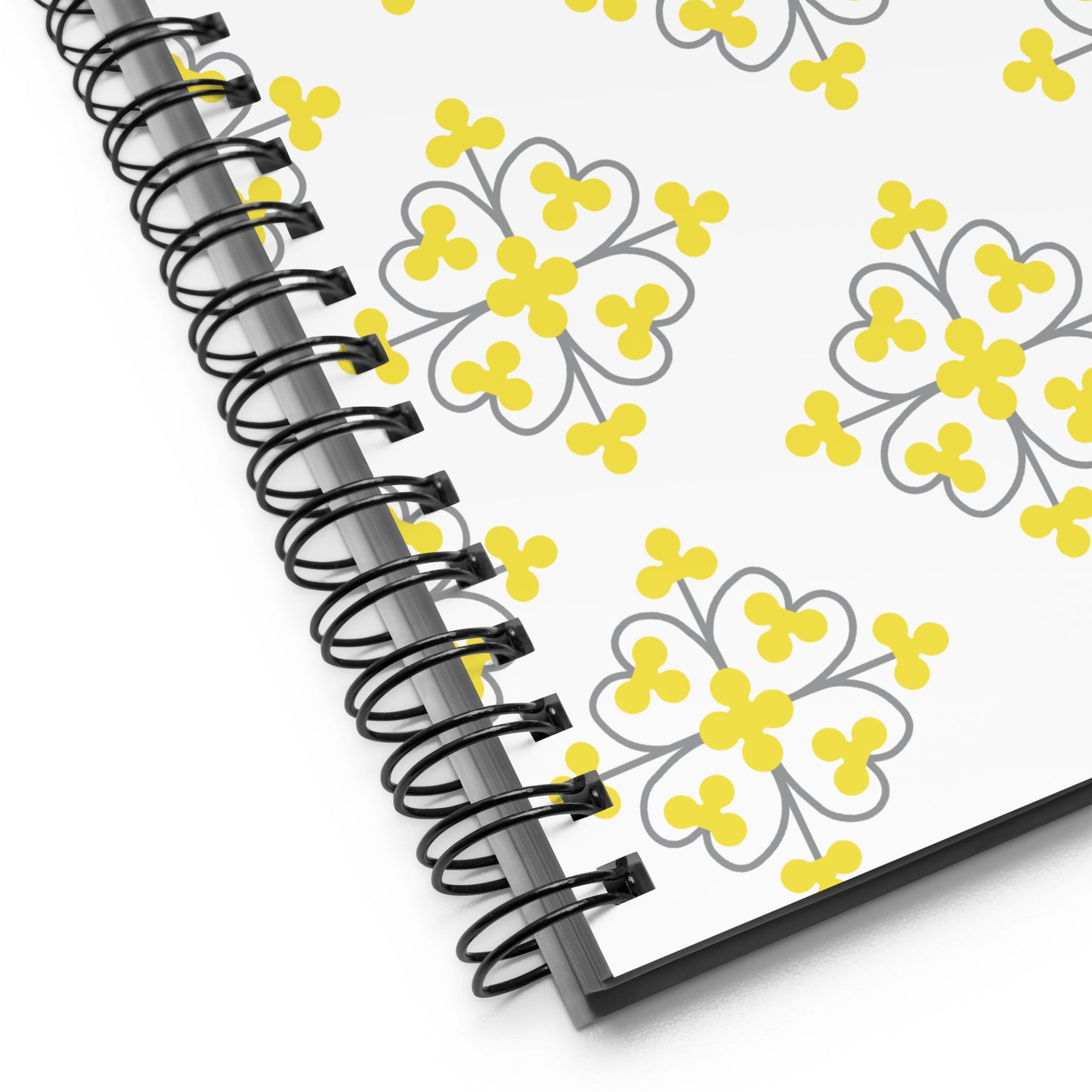 Yellow and Gray Medieval Tile Notebook