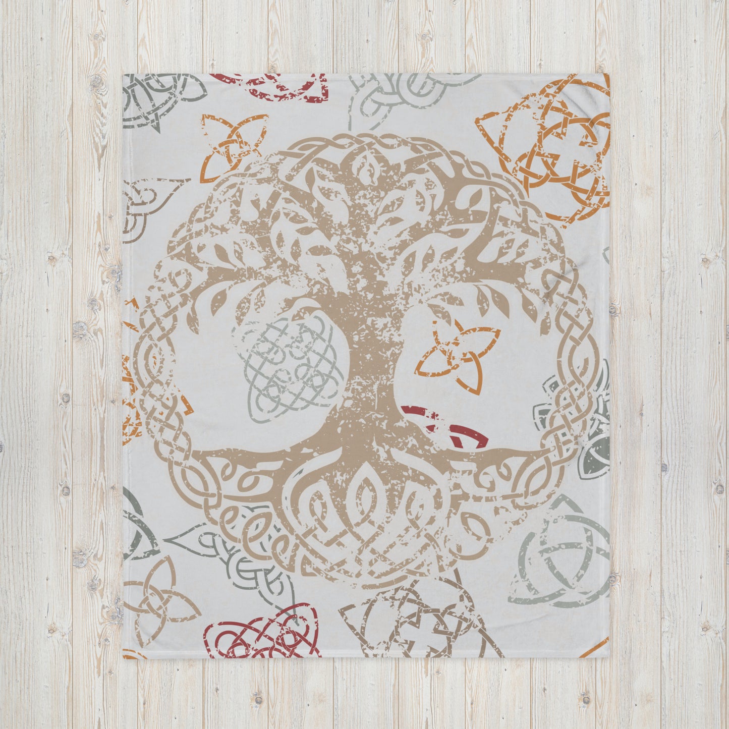 Celtic Tree of Life Throw Blanket