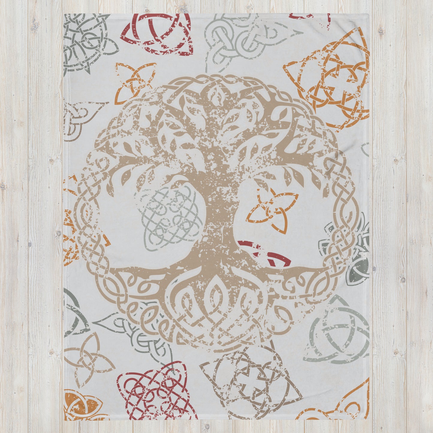 Celtic Tree of Life Throw Blanket